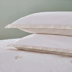 Dorma Bee Embroidery 100% Cotton Duvet Cover And Pillowcase Set -pillowcase shop 30755636 alt05