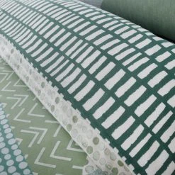 Catherine Lansfield Larsson Geo Green Duvet Cover And Pillowcase Set -pillowcase shop 30757646 alt02