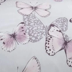 Catherine Lansfield Scatter Butterfly Heather Duvet Cover And Pillowcase Set -pillowcase shop 30757733 alt03