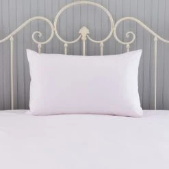 Holly Willoughby Plain 100% Cotton Standard Pillowcase Pair