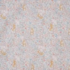 Dunelm Ditsy Bunny Pink 100% Cotton Duvet Cover And Pillowcase Set -pillowcase shop 30761302 alt04