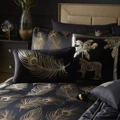 ﻿Laurence Llewelyn-Bowen Dandy Gold Duvet Cover And Pillowcase Set -pillowcase shop 30764335 alt02