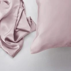 Dorma Blush Silk Pillowcase -pillowcase shop 30765564 alt01