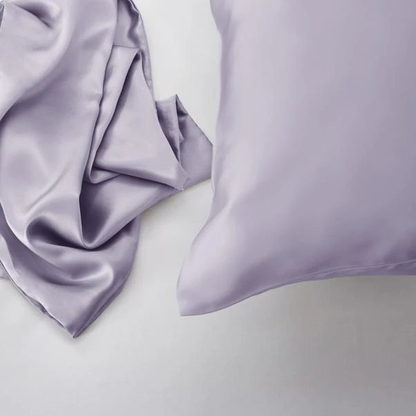 Dorma Lavender Silk Pillowcase 4 Dorma Lavender Silk Pillowcase - Image 2