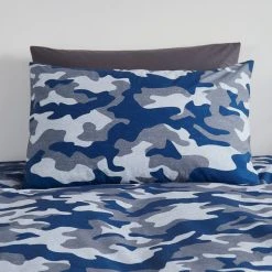 Dunelm Camo Duvet Cover And Pillowcase Twin Pack Set -pillowcase shop 30768116 alt03
