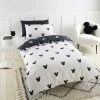 Disney Mickey Mono Duvet Cover And Pillowcase Set -pillowcase shop 30768153