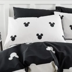 Disney Mickey Mono Duvet Cover And Pillowcase Set -pillowcase shop 30768153 alt03