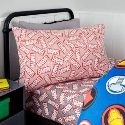 Marvel Logo Duvet Cover And Pillowcase Set -pillowcase shop 30768162 alt04