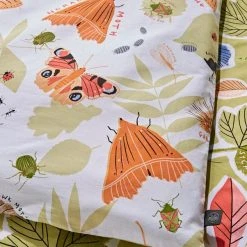 Natural History Museum Mini Beasts 100% Cotton Duvet Cover And Pillowcase Set -pillowcase shop 30768172 alt05