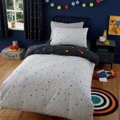 Dunelm Outer Space Duvet Cover And Pillowcase Set -pillowcase shop 30768175 alt01