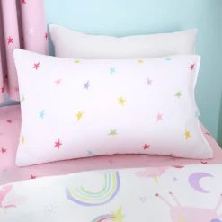 Dunelm Unicorn Stars Duvet Cover And Pillowcase Twin Pack Set -pillowcase shop 30768193 alt05