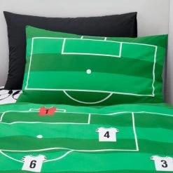 Dunelm Football Duvet Cover And Pillowcase Twin Pack Set -pillowcase shop 30768199 alt03