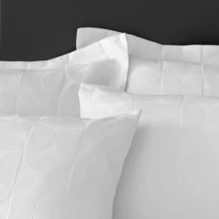 Elements Sten White Jacquard Duvet Cover And Pillowcase Set -pillowcase shop 30768775 alt03