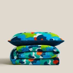 Dunelm Camo Fleece Duvet Cover And Pillowcase Set -pillowcase shop 30770055 alt03