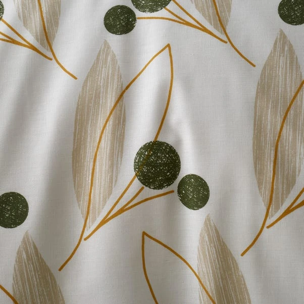 Elements Leaf Olive Duvet Cover And Pillowcase Set 6 Elements Leaf Olive Duvet Cover And Pillowcase Set - Image 4