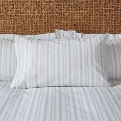 Dunelm Fern Green 100% Cotton Duvet Cover And Pillowcase Set -pillowcase shop 30771082 alt03