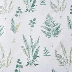 Dunelm Fern Green 100% Cotton Duvet Cover And Pillowcase Set -pillowcase shop 30771082 alt04