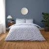 Dunelm Mabel Blue Duvet Cover And Pillowcase Set
