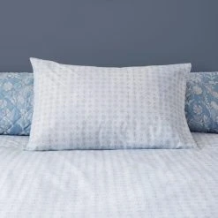 Dunelm Mabel Blue Duvet Cover And Pillowcase Set -pillowcase shop 30771099 alt03