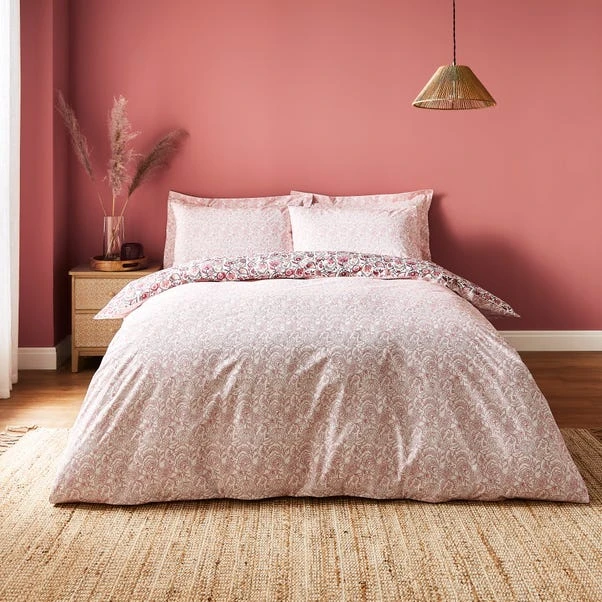 Dunelm Zarah Pink Duvet Cover And Pillowcase Set 4 Dunelm Zarah Pink Duvet Cover And Pillowcase Set - Image 2