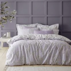 Dunelm Wisteria Lilac Duvet Cover And Pillowcase Set