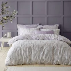 Dunelm Wisteria Lilac Duvet Cover And Pillowcase Set 10 Dunelm Wisteria Lilac Duvet Cover And Pillowcase Set -pillowcase shop 30771488 alt02