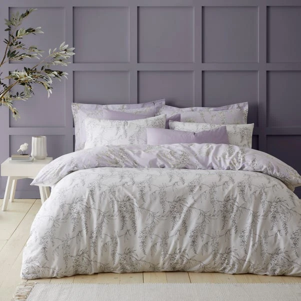 Dunelm Wisteria Lilac Duvet Cover And Pillowcase Set 5 Dunelm Wisteria Lilac Duvet Cover And Pillowcase Set - Image 3