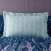 Dunelm Whimsical Floral Midnight 100% Cotton Oxford Pillowcase -pillowcase shop 30771494