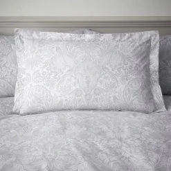 Dunelm Emelie Grey Oxford Pillowcase