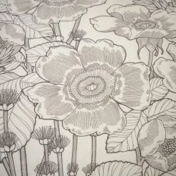 Dunelm Winnie Floral Natural 100% Cotton Duvet Cover And Pillowcase Set -pillowcase shop 30771535 alt02