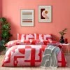Furn Manhatten Reversible Duvet Cover And Pillowcase Set