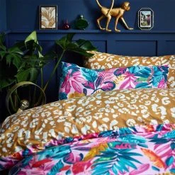 Furn Psychedelic Jungle Reversible Duvet Cover And Pillowcase Set -pillowcase shop 30771652 alt02