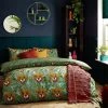 Furn Untamed Green Reversible Duvet Cover And Pillowcase Set -pillowcase shop 30771672