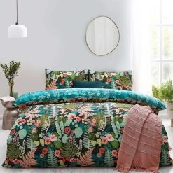 Furn Secret Garden Reversible Duvet Cover And Pillowcase Set
