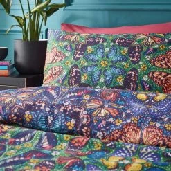 Furn Papilion Reversible Duvet Cover And Pillowcase Set 10 Furn Papilion Reversible Duvet Cover And Pillowcase Set -pillowcase shop 30771700 alt03