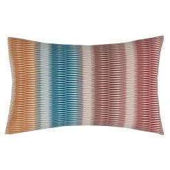 Dunelm Adah Zig Zag Teal Duvet Cover And Pillowcase Set -pillowcase shop 30771712 alt06