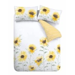 Catherine Lansfield Painted Sunflowers Duvet Cover And Pillowcase Set -pillowcase shop 30771748 alt04