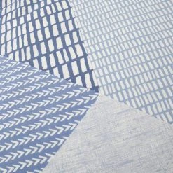 Catherine Lansfield Larsson Geo Blue Duvet Cover And Pillowcase Set -pillowcase shop 30771772 alt03