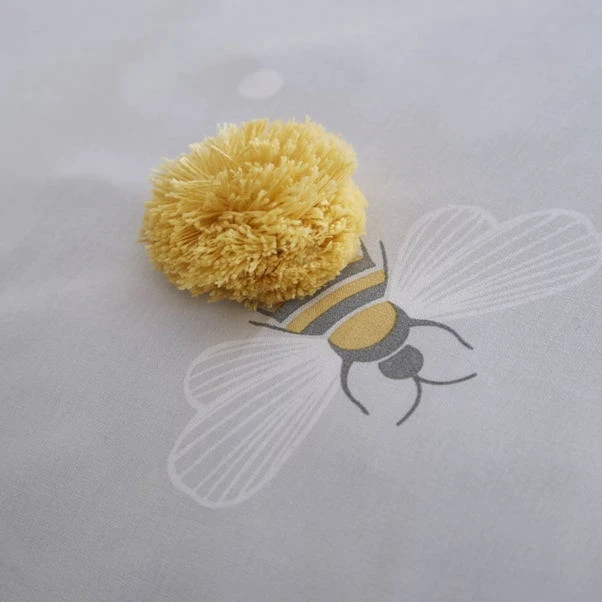 Catherine Lansfield As Sweet As Can Be Pom Pom Duvet Cover And Pillowcase Set 7 Catherine Lansfield As Sweet As Can Be Pom Pom Duvet Cover And Pillowcase Set - Image 5