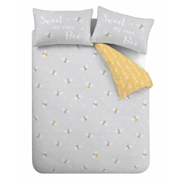Catherine Lansfield As Sweet As Can Be Pom Pom Duvet Cover And Pillowcase Set 8 Catherine Lansfield As Sweet As Can Be Pom Pom Duvet Cover And Pillowcase Set - Image 6