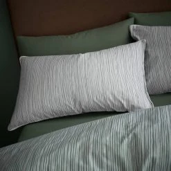 Content By Conran Content By Terence Conran Rupert 100% Cotton Stripe Duvet Cover And Pillowcase Set -pillowcase shop 30771832 alt02