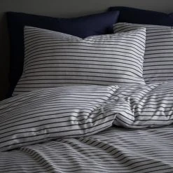 Content By Conran Content By Terence Conran Fulham Jersey Stripe Duvet Cover And Pillowcase Set -pillowcase shop 30771837 alt01