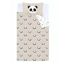 Born To Be A Pandas Friend Duvet Cover And Pillowcase Set -pillowcase shop 30771845 alt04
