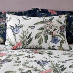 Dunelm Paradise Birds Navy Duvet Cover And Pillowcase Set -pillowcase shop 30772197 alt03