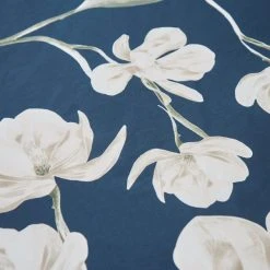 Dunelm Lois Navy Duvet Cover And Pillowcase Set -pillowcase shop 30772671 alt04