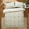 Natural History Museum Winter Rose 100% Brushed Cotton Duvet Cover And Pillowcase Set -pillowcase shop 30781315