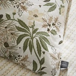 Natural History Museum Winter Rose 100% Brushed Cotton Duvet Cover And Pillowcase Set -pillowcase shop 30781315 alt02