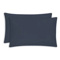 Super Soft Microfibre Plain Standard Pillowcase Pair