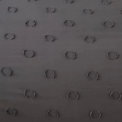 Dunelm Thyra Tufted Grey Spot Duvet Cover And Pillowcase Set -pillowcase shop 30791814 alt02