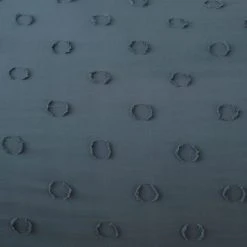 Dunelm Thyra Tufted Blue Spot Duvet Cover And Pillowcase Set -pillowcase shop 30791817 alt02